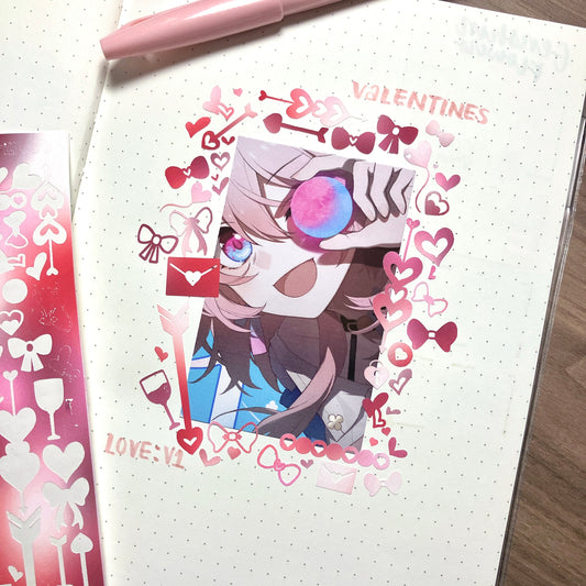 Deco Cut Sticker - Valentines
