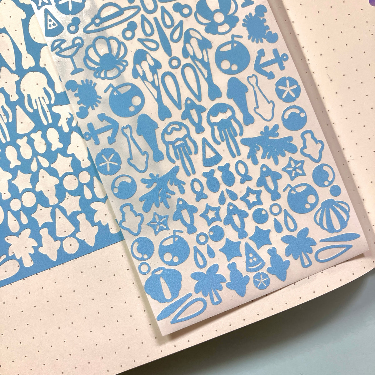 Deco Cut Sticker - Summer