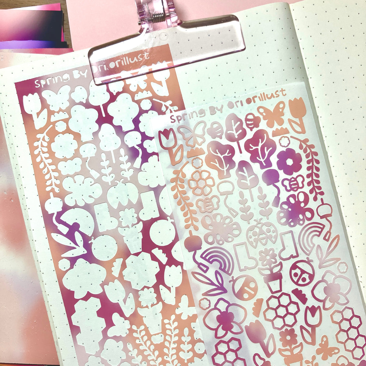 Deco Cut Sticker - Spring
