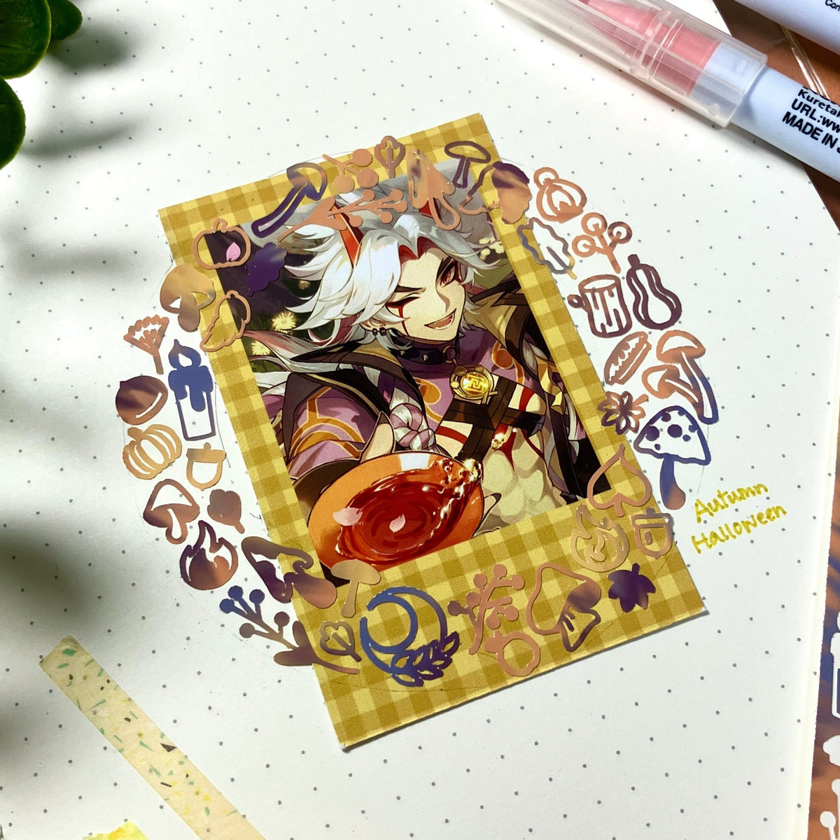 Deco Cut Sticker - Autumn