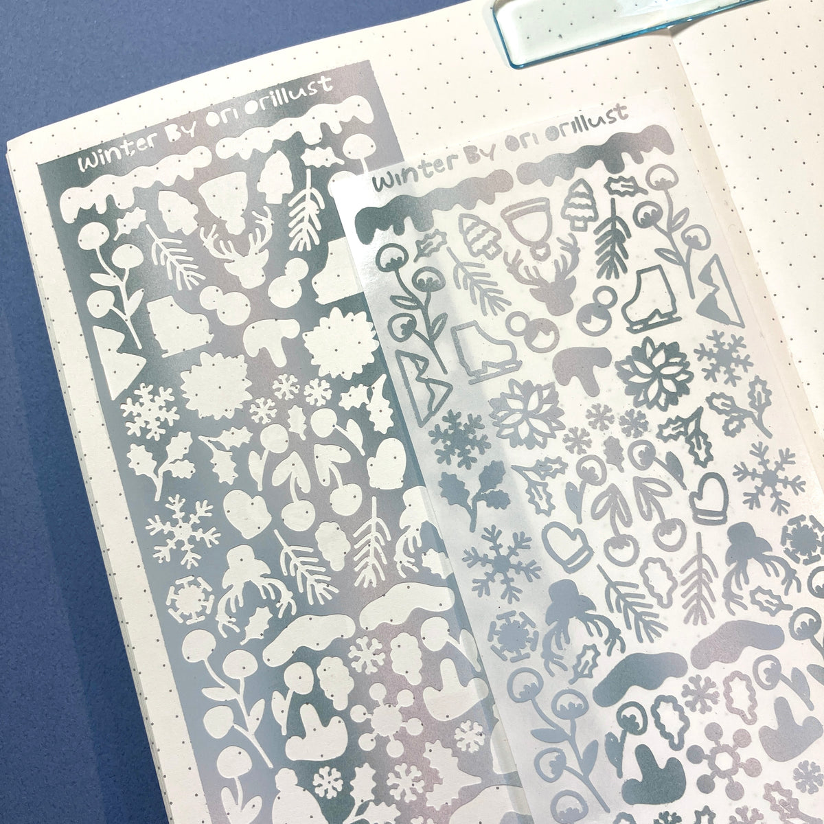 Deco Cut Sticker - Winter