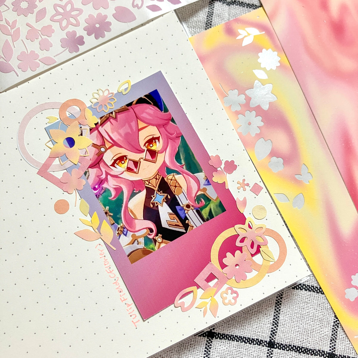 Deco Cut Sticker - Flowers
