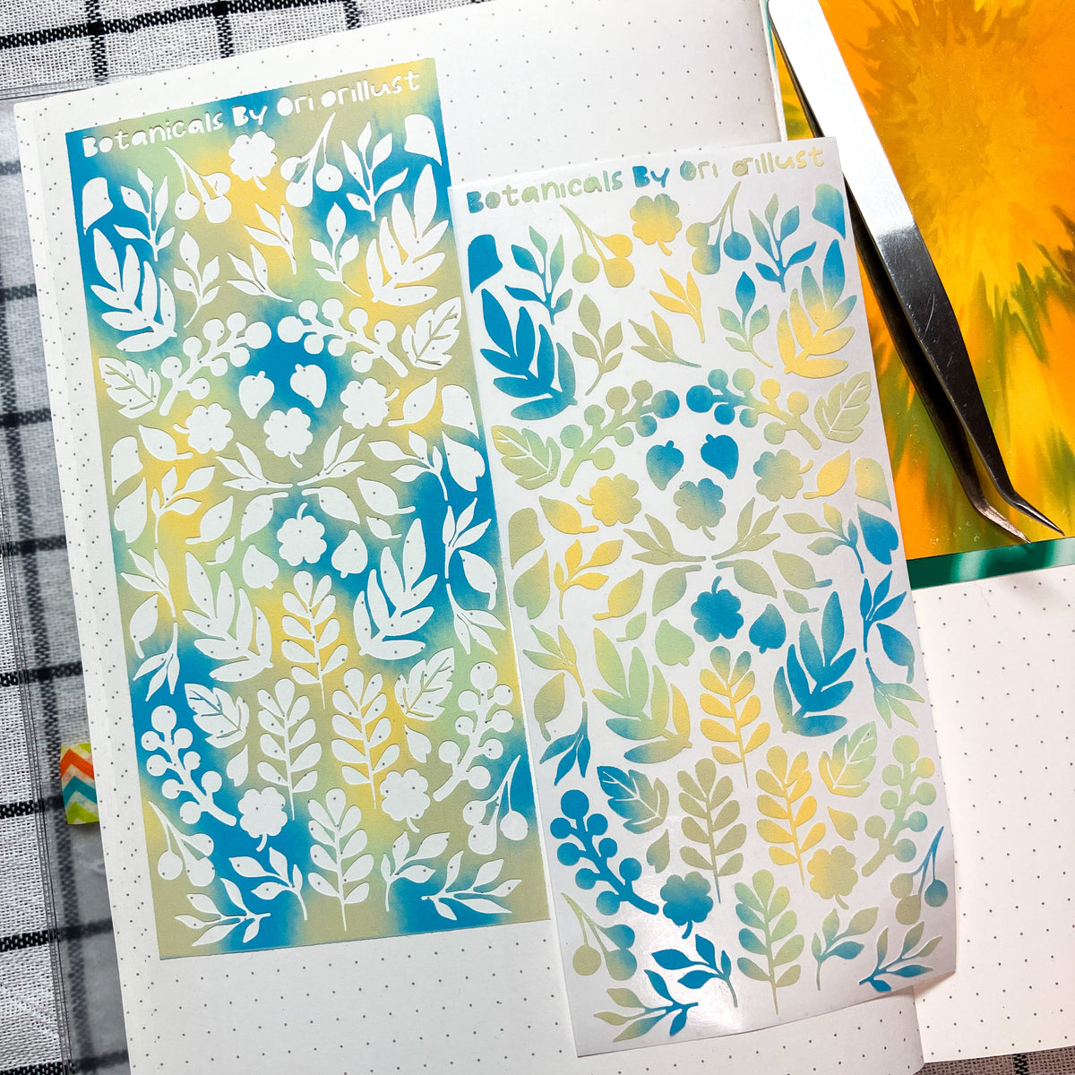 Deco Cut Sticker - Botanicals