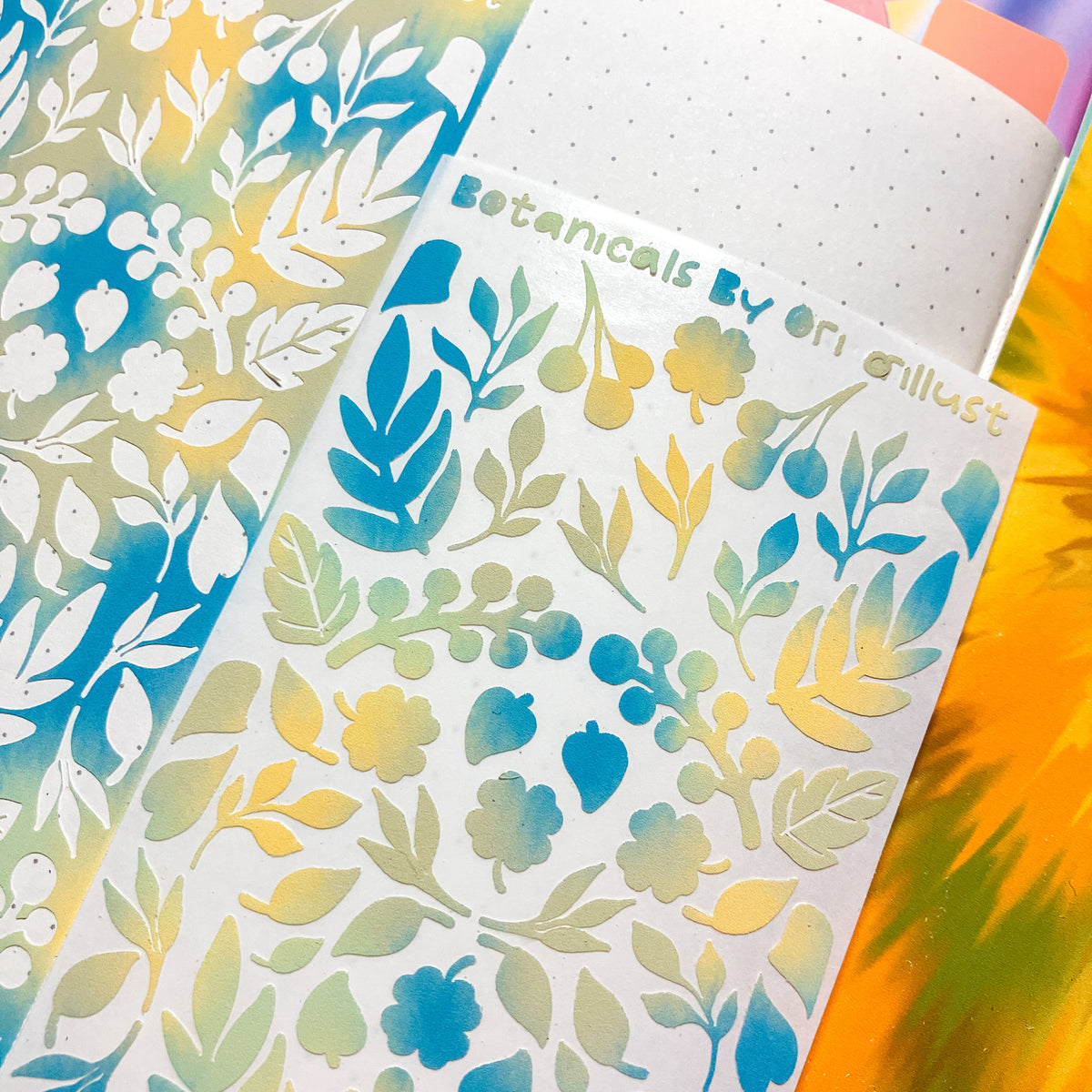 Deco Cut Sticker - Botanicals