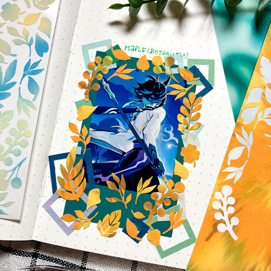 Deco Cut Sticker - Botanicals
