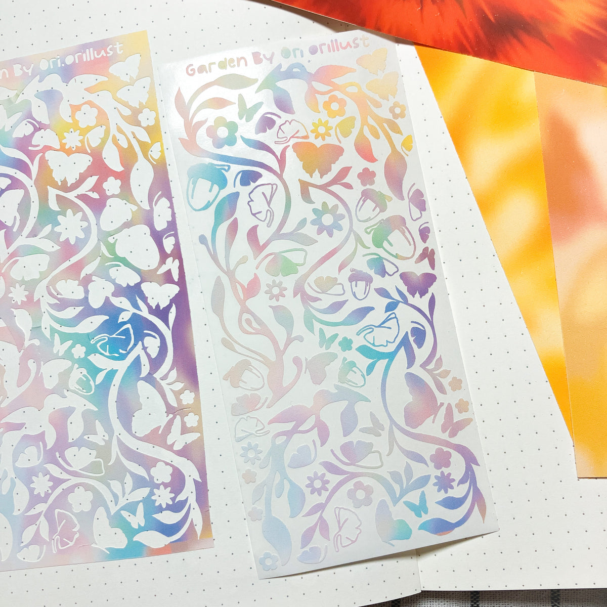 Deco Cut Sticker - Garden