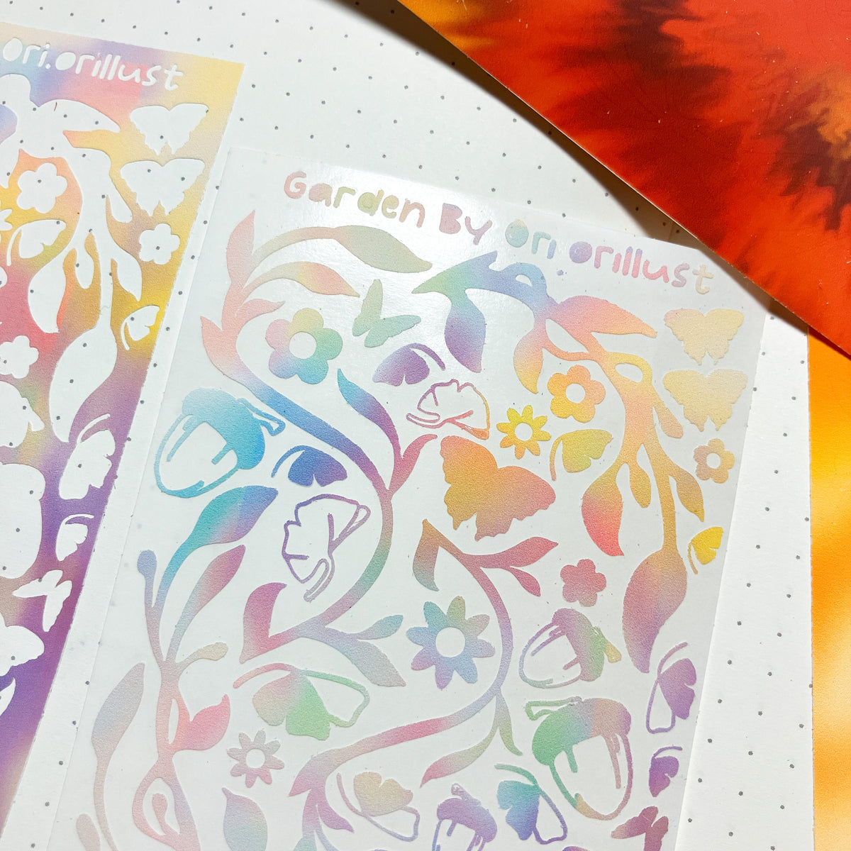 Deco Cut Sticker - Garden