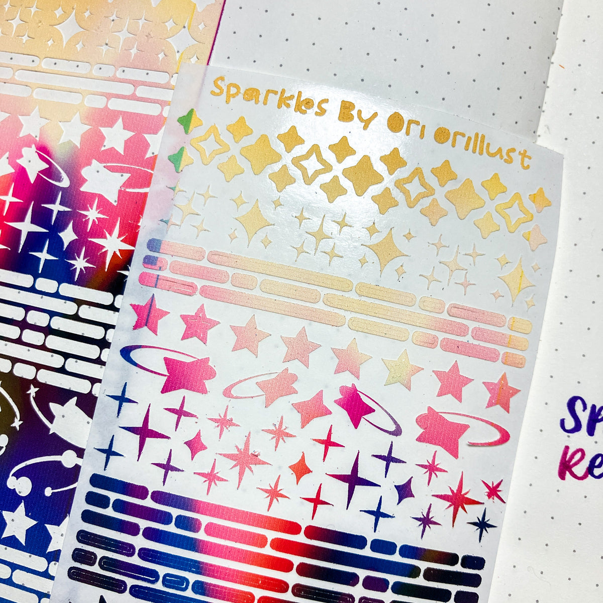 Deco Cut Sticker - Sparkle