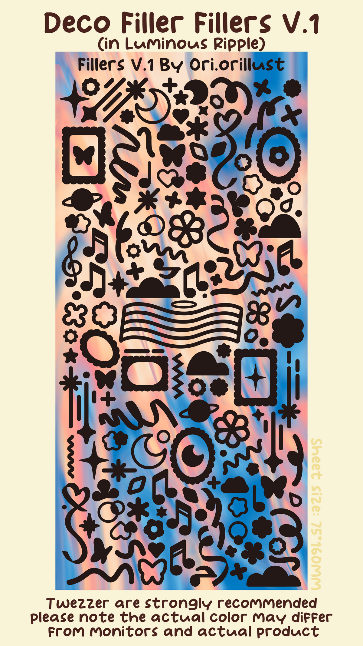 Deco Cut Sticker - Fillers V.1